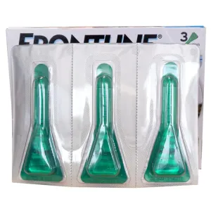 Frontline Plus Tick & Flea Spot On Treatment for Cats three pipettes packaged with box
