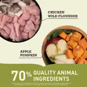 Acana Heritage Puppy & Junior Food chicken and apple quality ingredients