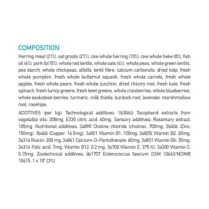 Acana Wild Coast Dog Food composition