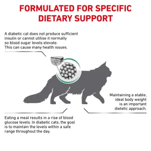 Royal Canin Diabetic Wet Cat Food formulated for dietary support