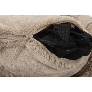 Calming Cuddler Pet Bed removable cover with intact inner