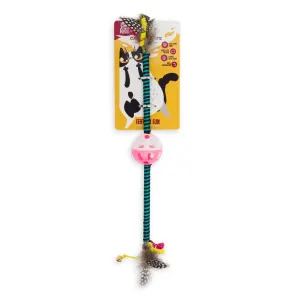 Double-Ended Feather Cat Wand Toy in packaging