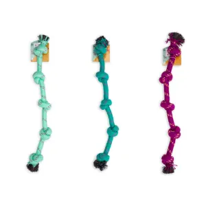 5 Knots Rope Dog Tug Toy all colours group shot