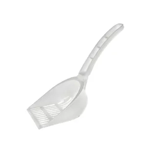 Cat Litter Scoop & Scoop Holder white plastic scoop