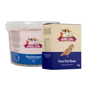 Animal Zone Parrot Fruit Chunks group