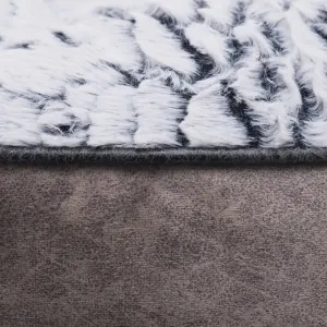 Rosewood Luxury Fleece Lined Plush Bed close up of fleece material