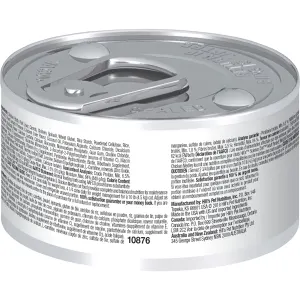 Hill's Adult Wet Cat Food - Chicken & Rice Medley back of label on can