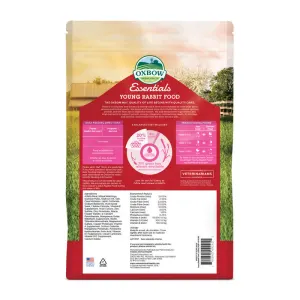 Essentials Young Rabbit Food back of packaging