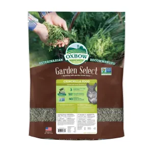 Garden Select Chinchilla Food back of packaging