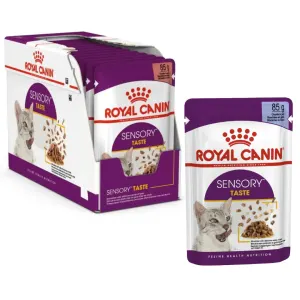 Royal Canin Sensory Taste Wet Cat Food - Gravy box and single pouches