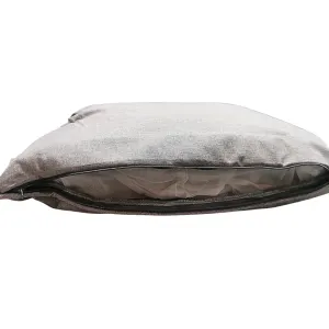 Marltons Pillow Pet Bed zip opened showing inside of bed