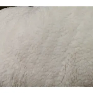 Marltons Box Sheepskin Pet Bed inside white sheepskin material