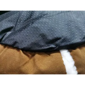 Marltons Box Sheepskin Pet Bed bottom with non-slip dots