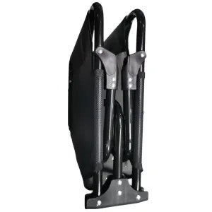 Raised Foldable Pet Bed folded side view