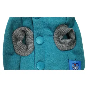 Dog Days Official Bulls Rugby Dog Hoodie close up of sleeves