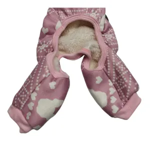 Dog’s Life Boston Terrier Design Dog Pyjamas - Pink bottom half