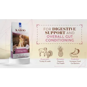 Karoo Targeted Care Sensitive Gut Adult Dog Food - Turkey & Lamb information