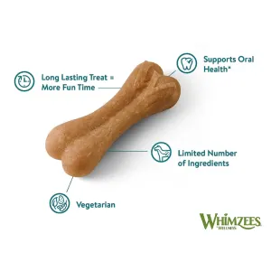 Whimzees Rice Bone Dental Dog Treats information image