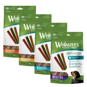 Whimzees Stix Dental Dog Treats - Value Packs