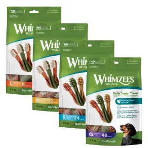 Whimzees Toothbrush Dental Dog Treats