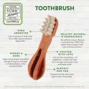Whimzees Toothbrush Dental Dog Treats benefits of the shape