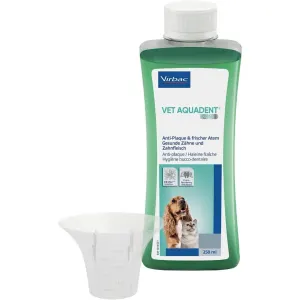 Aquadent Anti-Plaque Solution for Dogs and Cats with measuring Cup