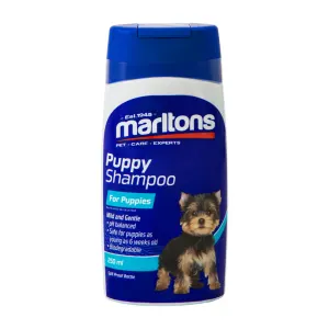 Marltons Mild & Gentle Puppy Shampoo 250ml front of bottle label
