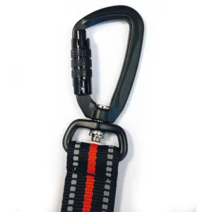 Jogging Dog Lead close up of safety lock