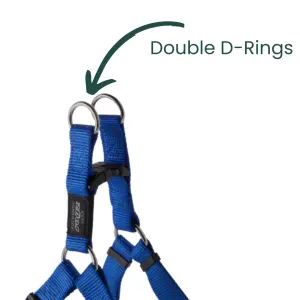 Rogz Utility Reflective Step-in Dog Harness double d-ring for safety