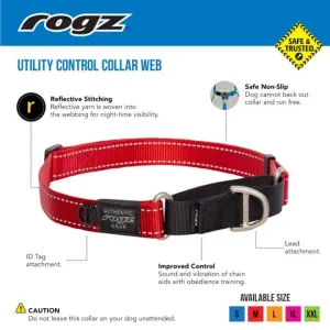 Rogz Utility Reflective Dog Collar information picture