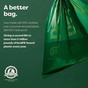 Earth Rated Leash Dispenser with Degradable Bags with better bags