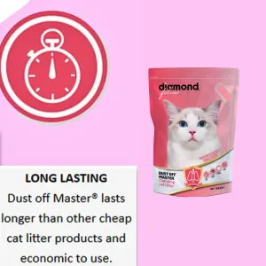 Diamond Feline Clumping Cat Litter - Dust Off longer lasting