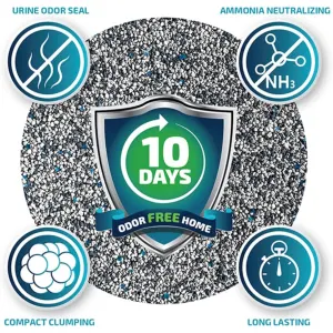 Diamond Feline Clumping Clay Cat Litter - Deodorize 10 days odor free home