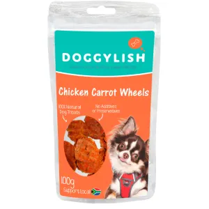 Doggylish Chicken Carrot Wheels Dog Treats