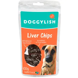 Doggylish Liver Chips Dog Treats
