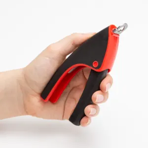 Mikki Guillotine Nail Clippers in hand for size to scale
