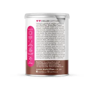 NutriFlex® Gravy Meal Topper side three