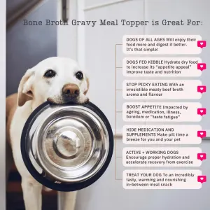 NutriFlex® Gravy Meal Topper can be used for