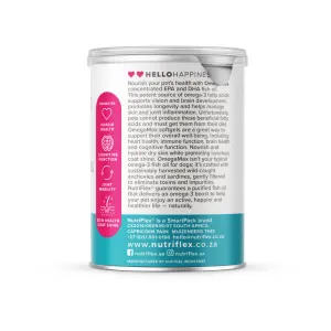 NutriFlex OmegaMax Fish Oil for Dogs and Cats side three