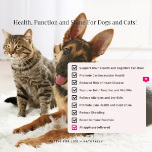 NutriFlex OmegaMax Fish Oil for Dogs and Cats features