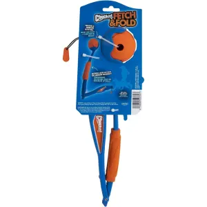 Chuckit! Fetch & Fold Ball Launcher back side of the packaging