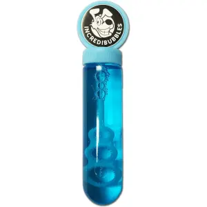 Pet Qwerks Doggy Peanut Butter IncrediBubbles blue bottle with bubble liquid