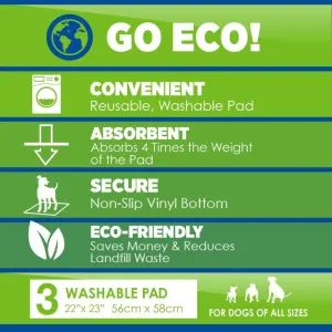 Wee-Wee Premium Patch Washable Dog Pee Pads go eco-friendly