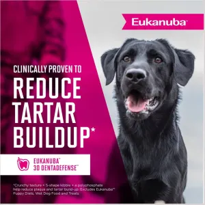 Eukanuba Senior Large Breed Dog Food reduces tartar