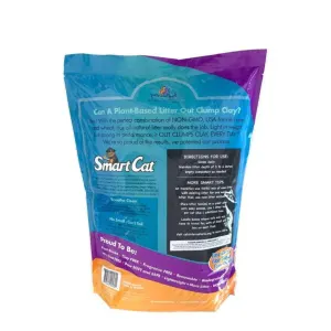 SmartCat Corn and Wheat Clumping Litter back of packaging