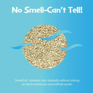 SmartCat Corn and Wheat Clumping Litter no smell left behind
