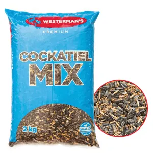 Westermans Bird Seed Cockatiel Mix with product in bubble