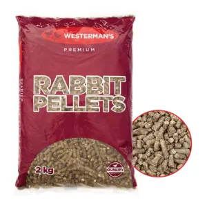 Westermans Small Animal Rabbit Pellets with sample of pellets in bubble