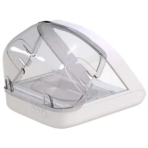 Surefeed Microchip Pet Feeder Rear Cover on side view