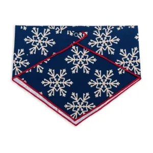 Christmas Snow Flakes Bandana back
